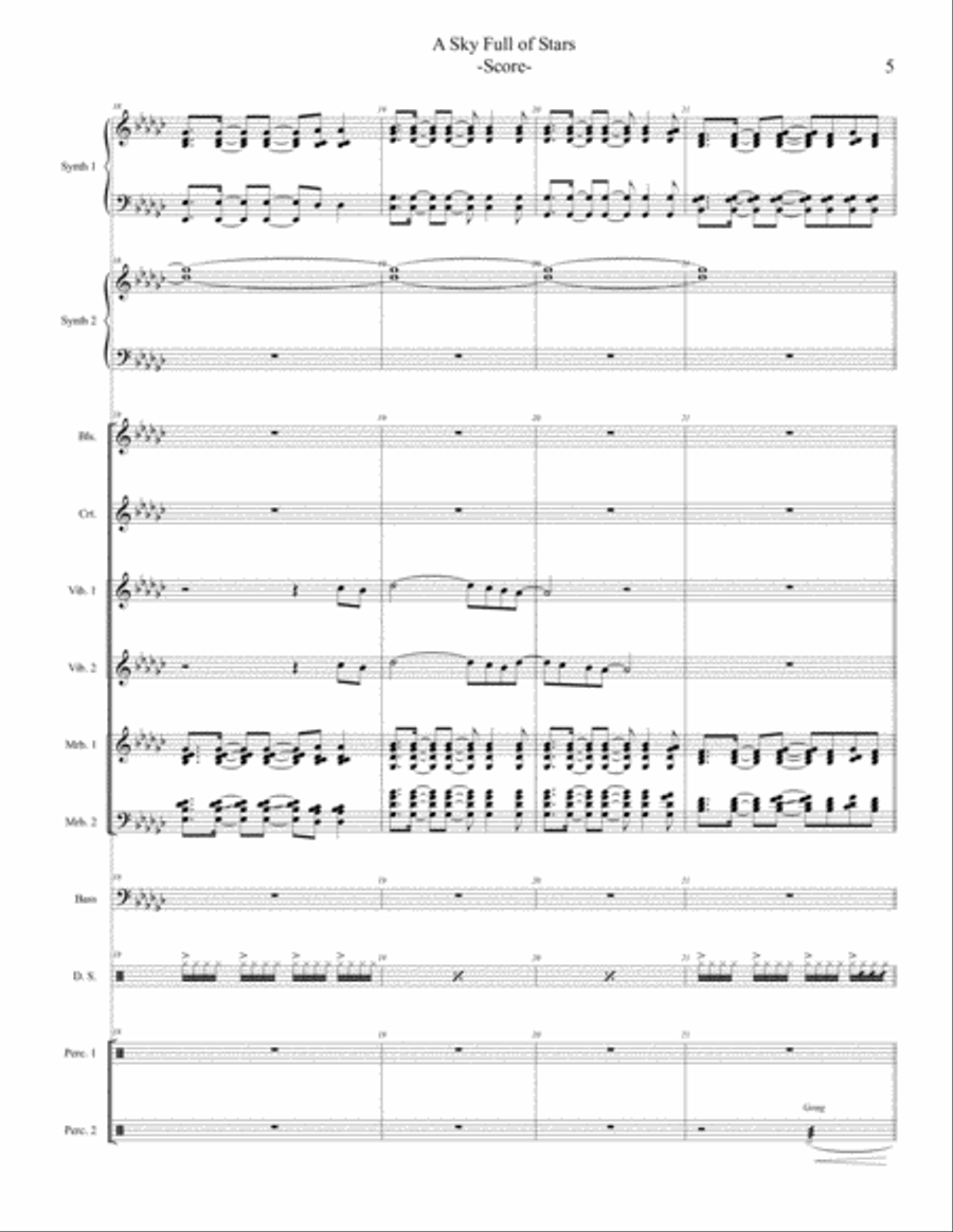 A Sky Full Of Stars School and Community scores gallery preview page 5