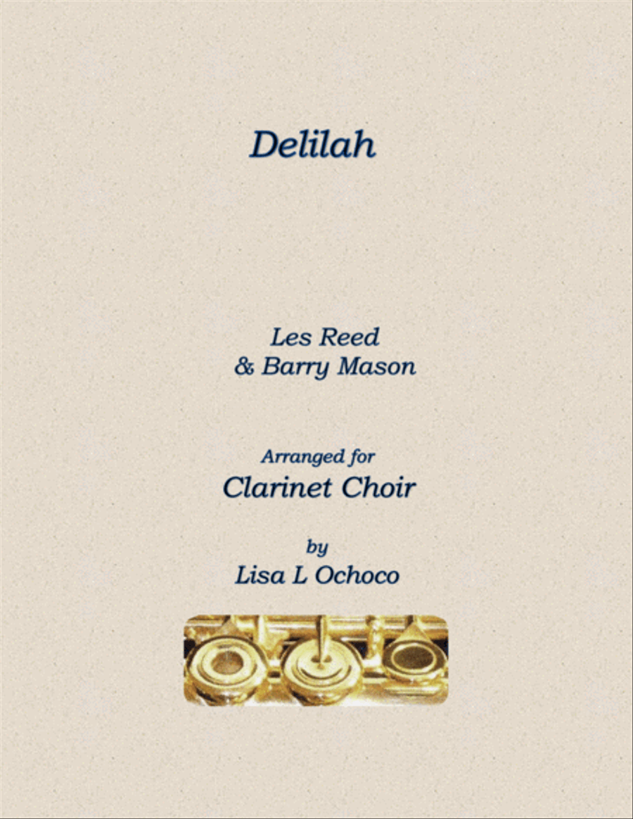 Delilah Clarinet Choir scores gallery preview page 1