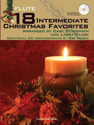 Book cover for 18 Intermediate Christmas Favorites