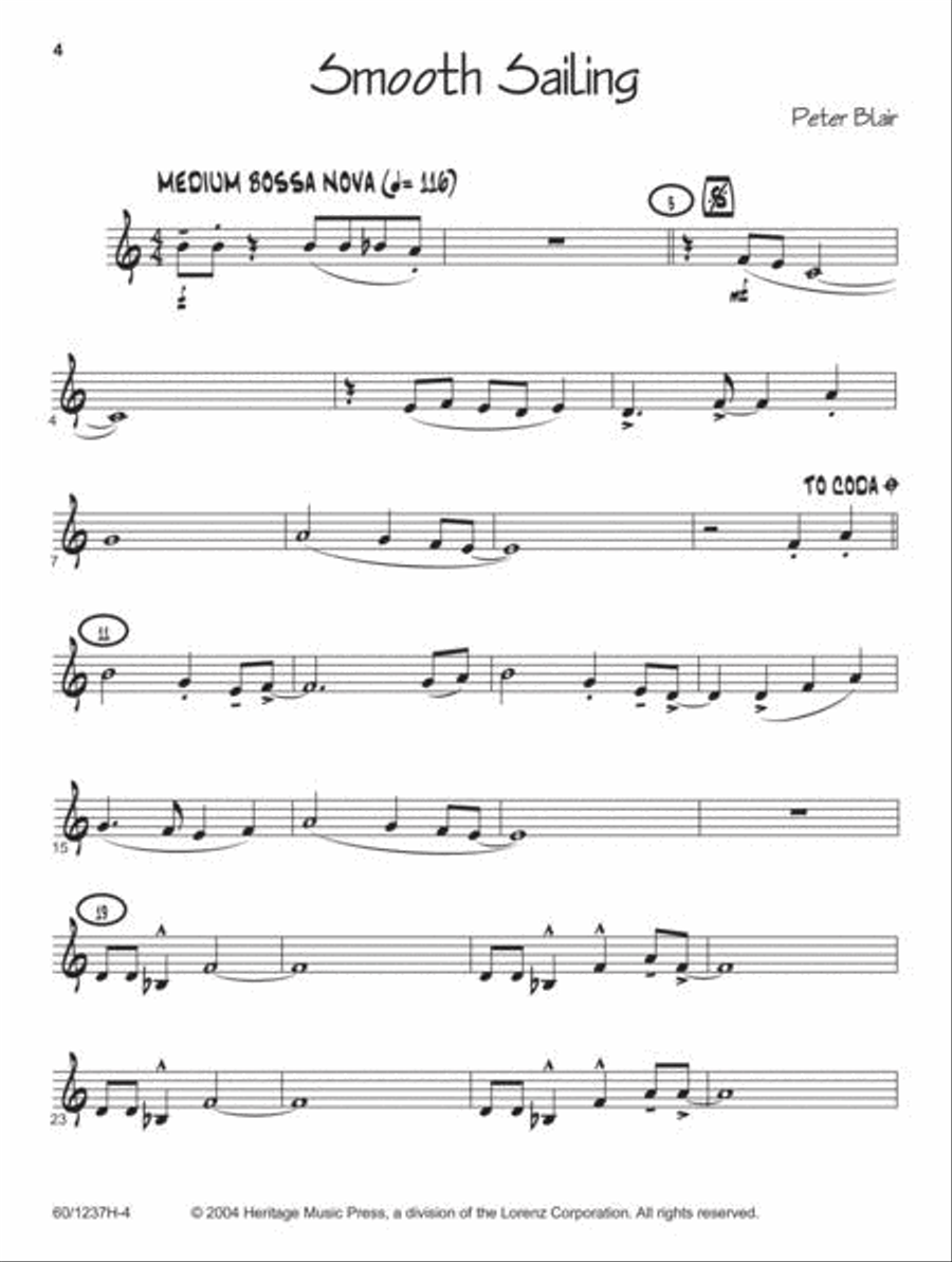 Jazz Basics - Clarinet Jazz Ensemble scores gallery preview page 4