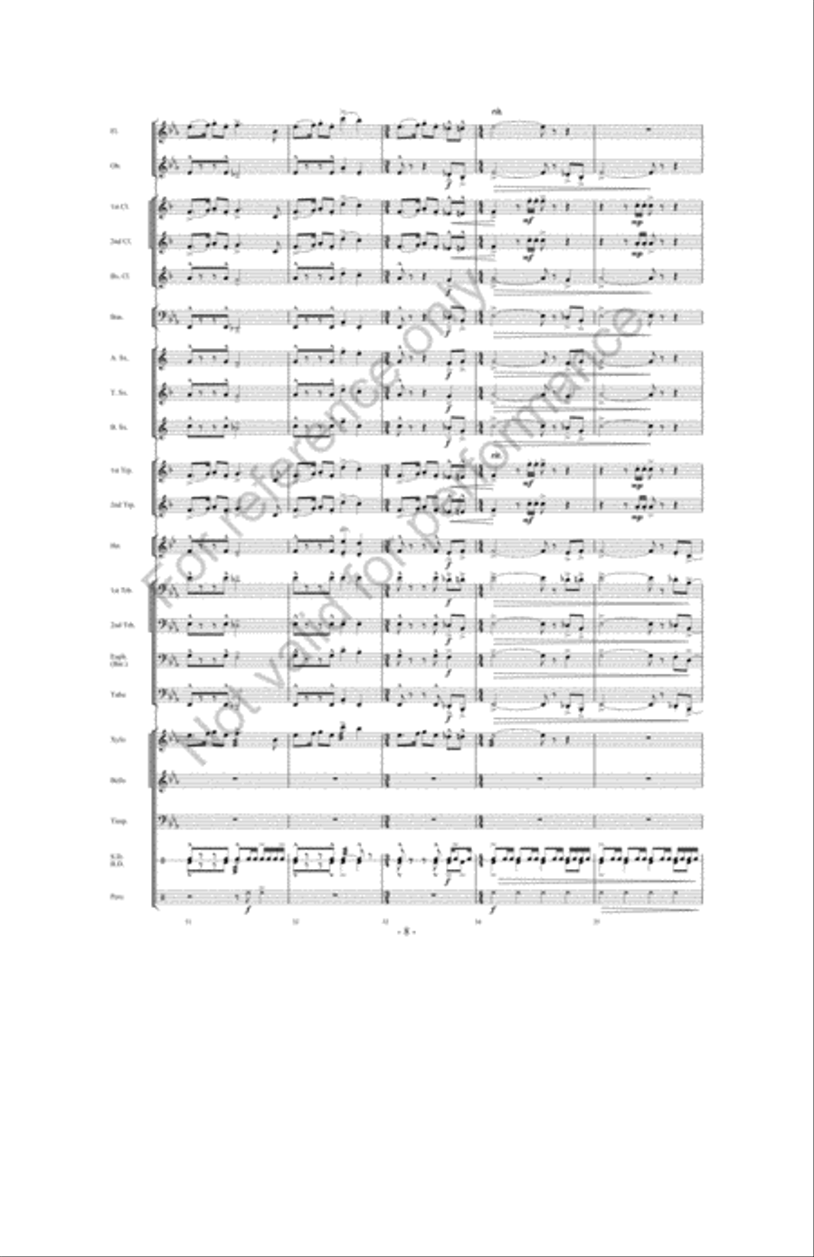 The Great Land Run Concert Band scores gallery preview page 7