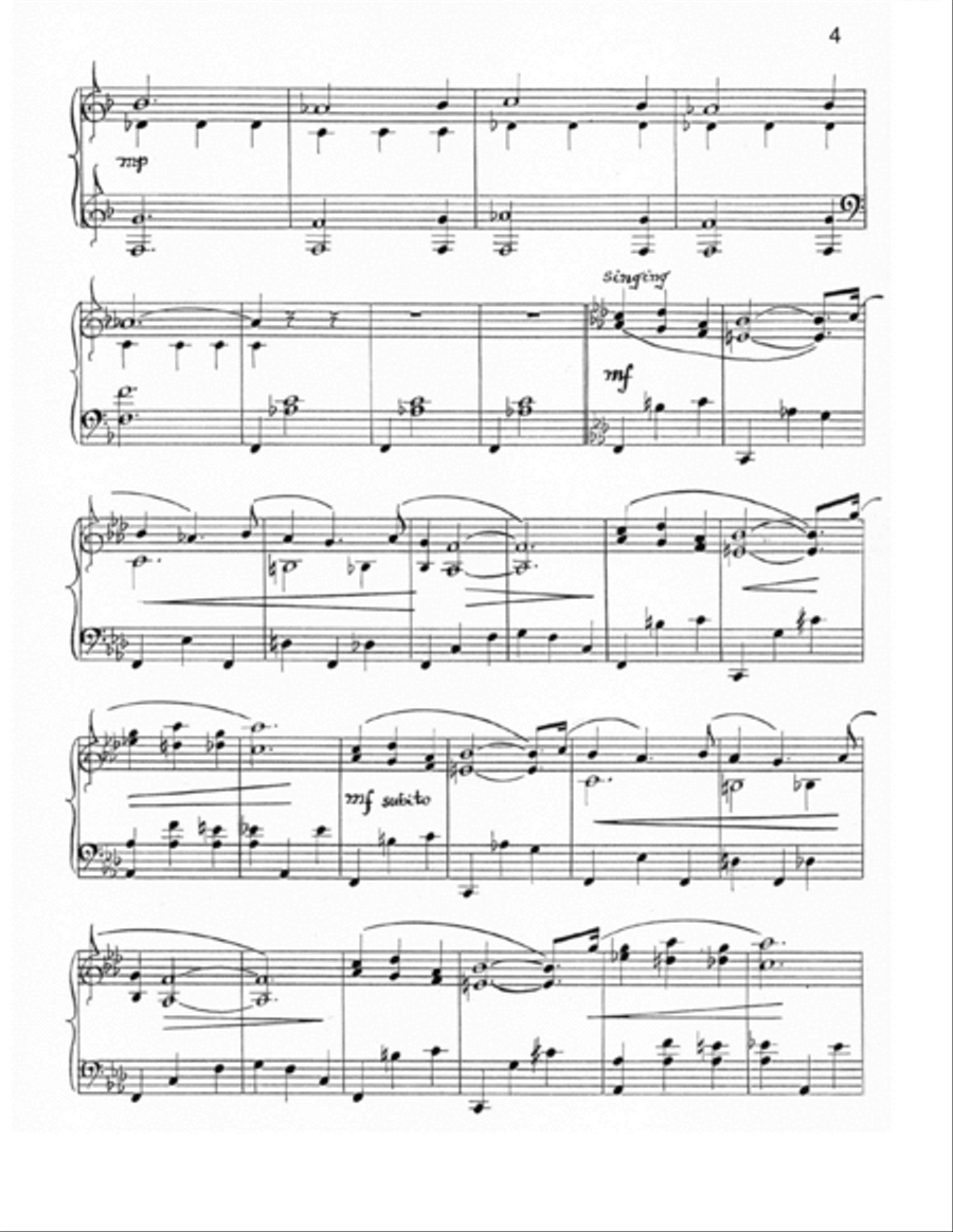 The Garden at Night Piano Solo scores gallery preview page 4