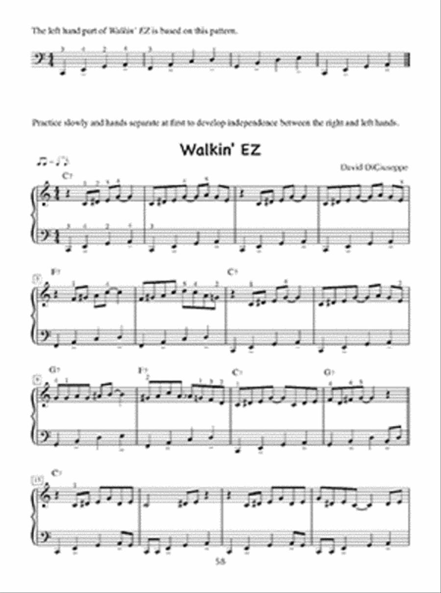 Learn Blues Accordion Easy Piano scores gallery preview page 3