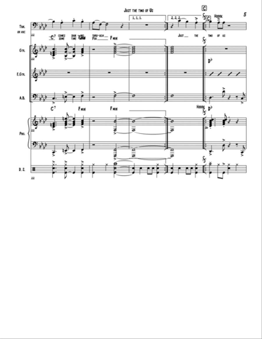 The Two Of Us Large Ensemble scores gallery preview page 5
