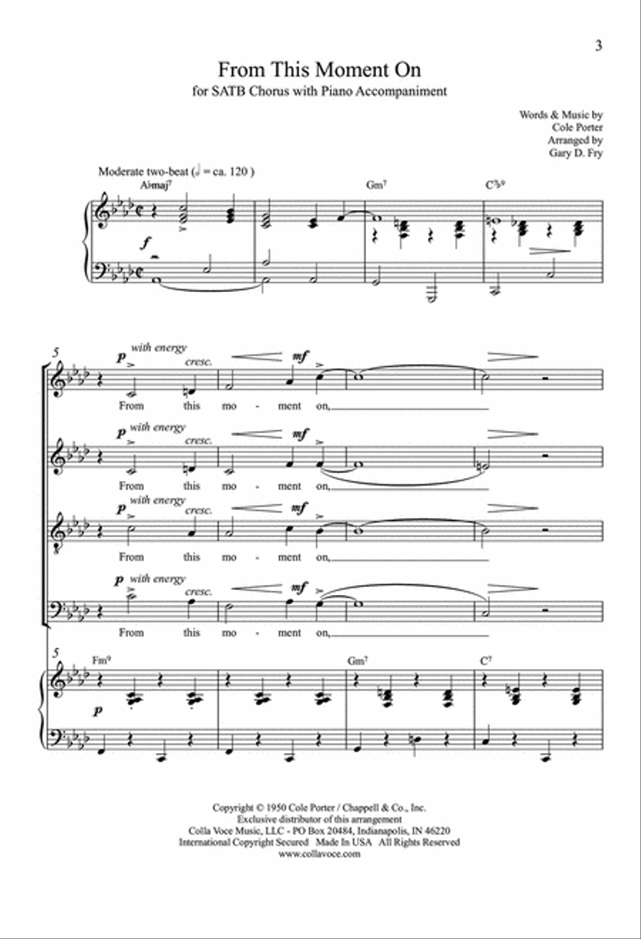 From This Moment On 4-Part scores gallery preview page 2