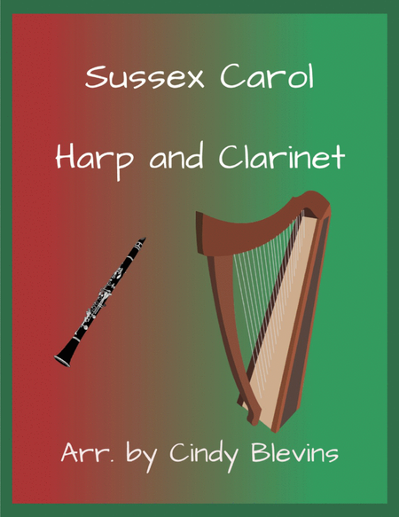 Sussex Carol, for Harp and Clarinet image number null