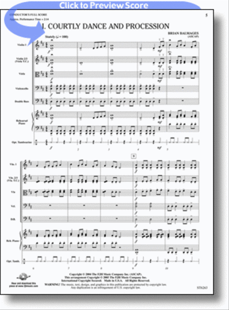 Curtain Up! String Orchestra scores gallery preview page 1
