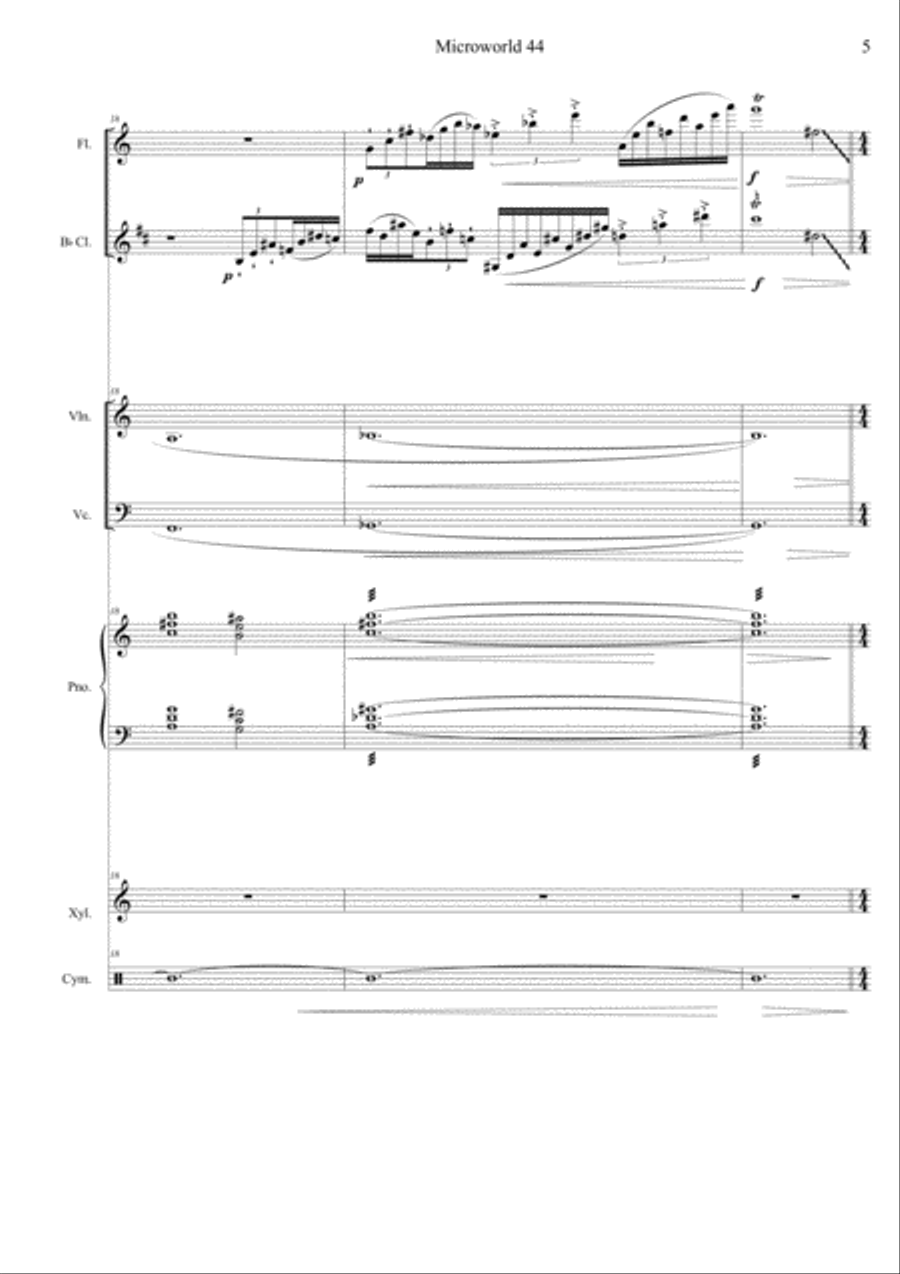 Microworld 44 Small Ensemble scores gallery preview page 5