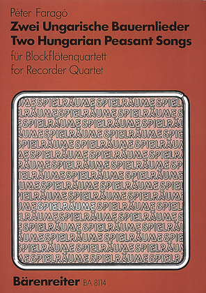 Book cover for Zwei ungarische Bauernlieder