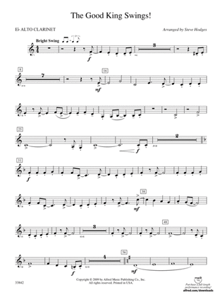 The Good King Swings!: (wp) E-flat Alto Clarinet
