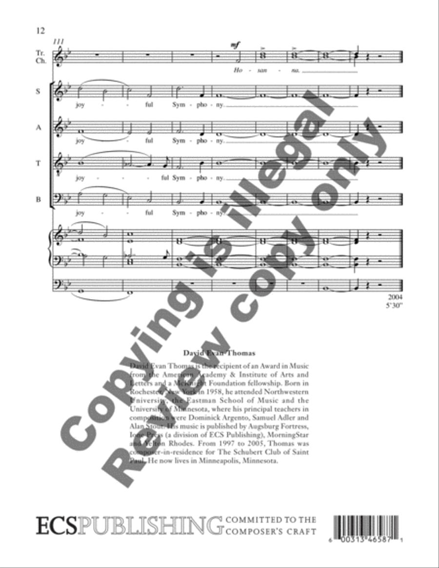 A Joyful Symphony A Joyful Symphony SA scores gallery preview page 8