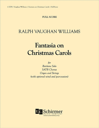 Book cover for Fantasia on Christmas Carols (Orchestra Score)