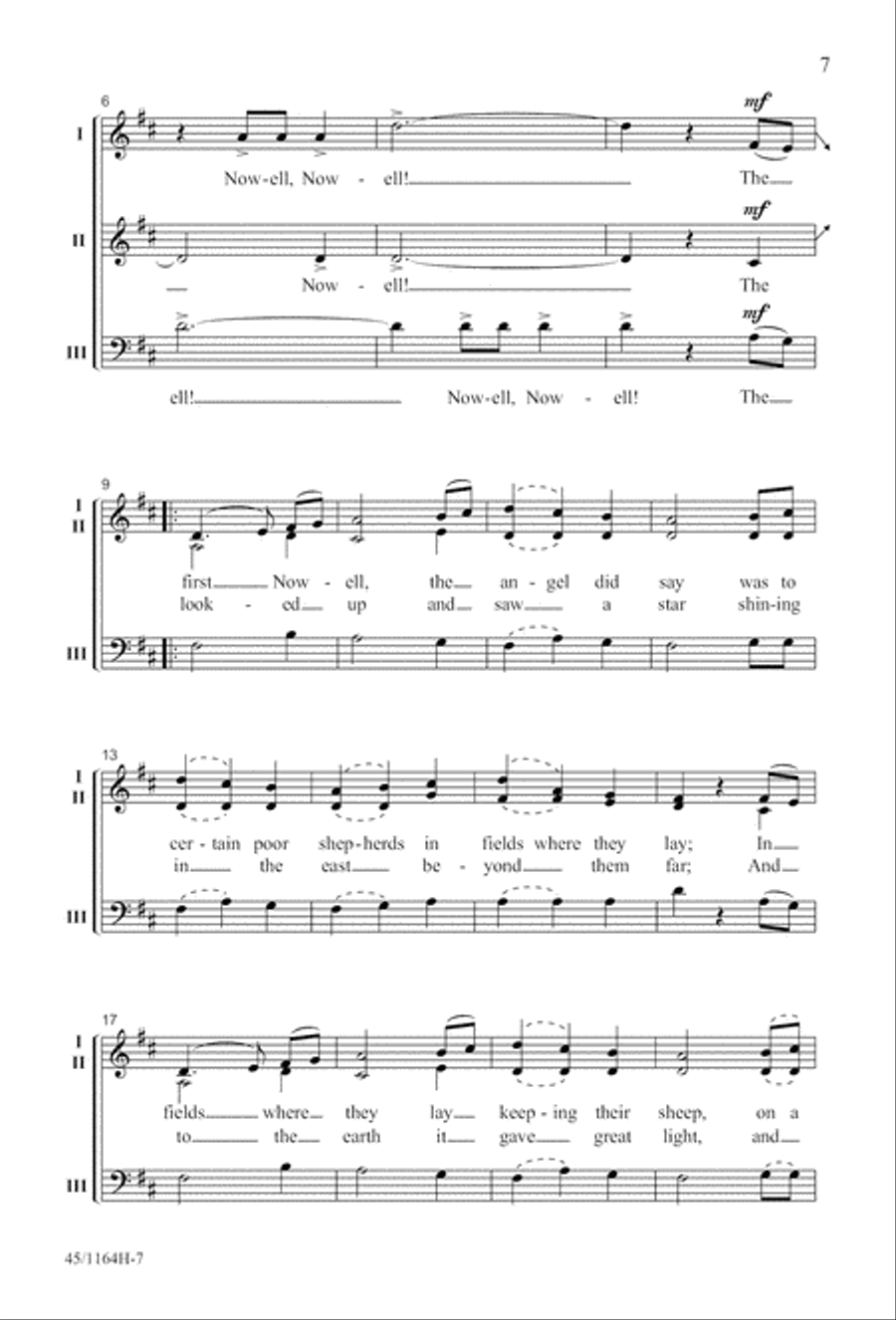 A-Caroling We Go! 3-Part scores gallery preview page 7