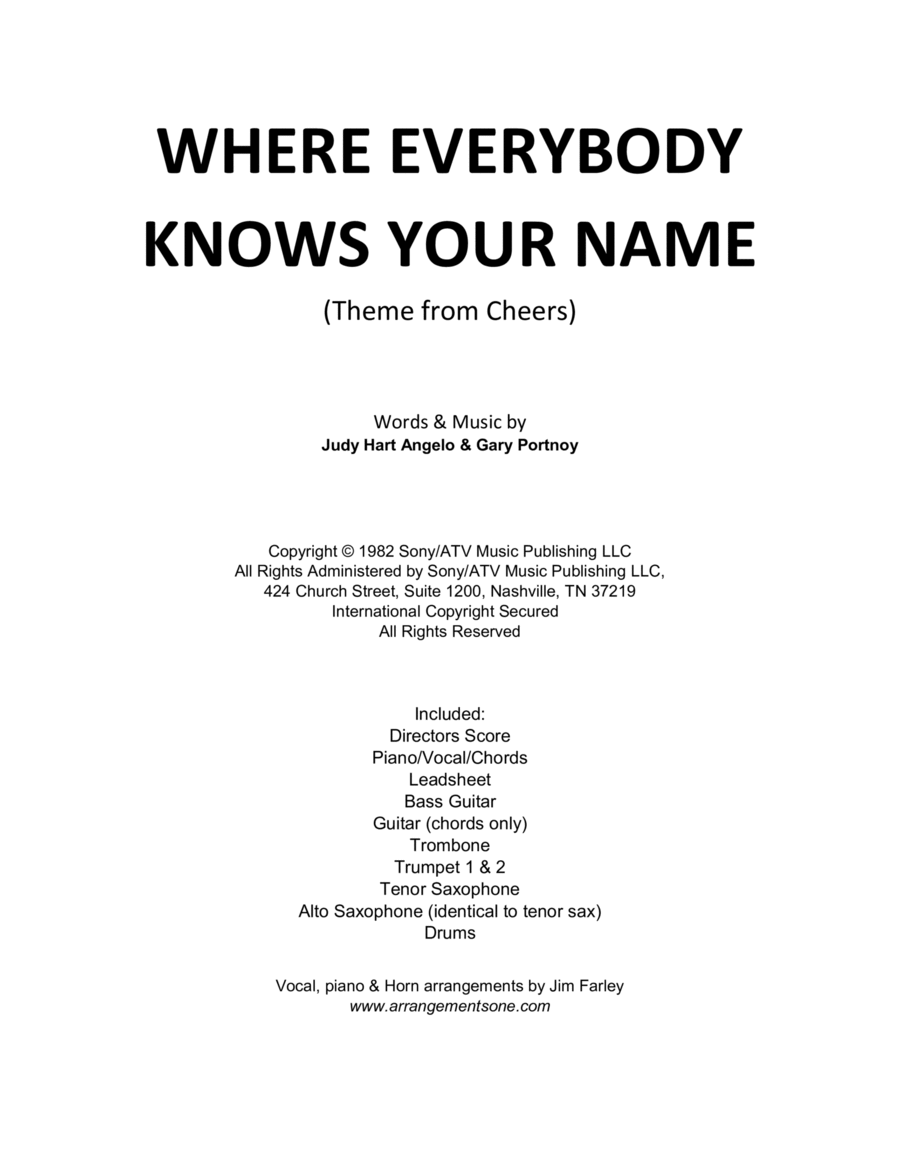 Where Everybody Knows Your Name image number null