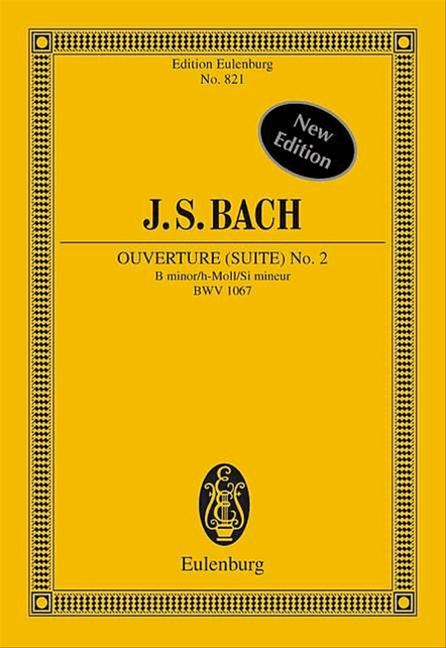 Overture (Suite) No. 2 in B Minor, BWV 1067 Orchestra scores gallery preview page 1