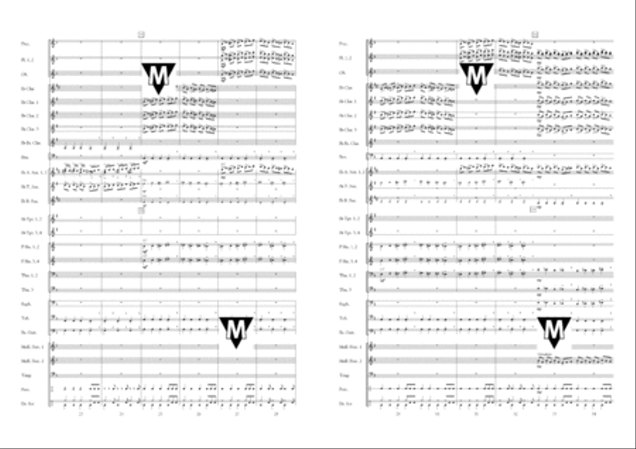 Blue Rondo a la Turk Concert Band scores gallery preview page 4