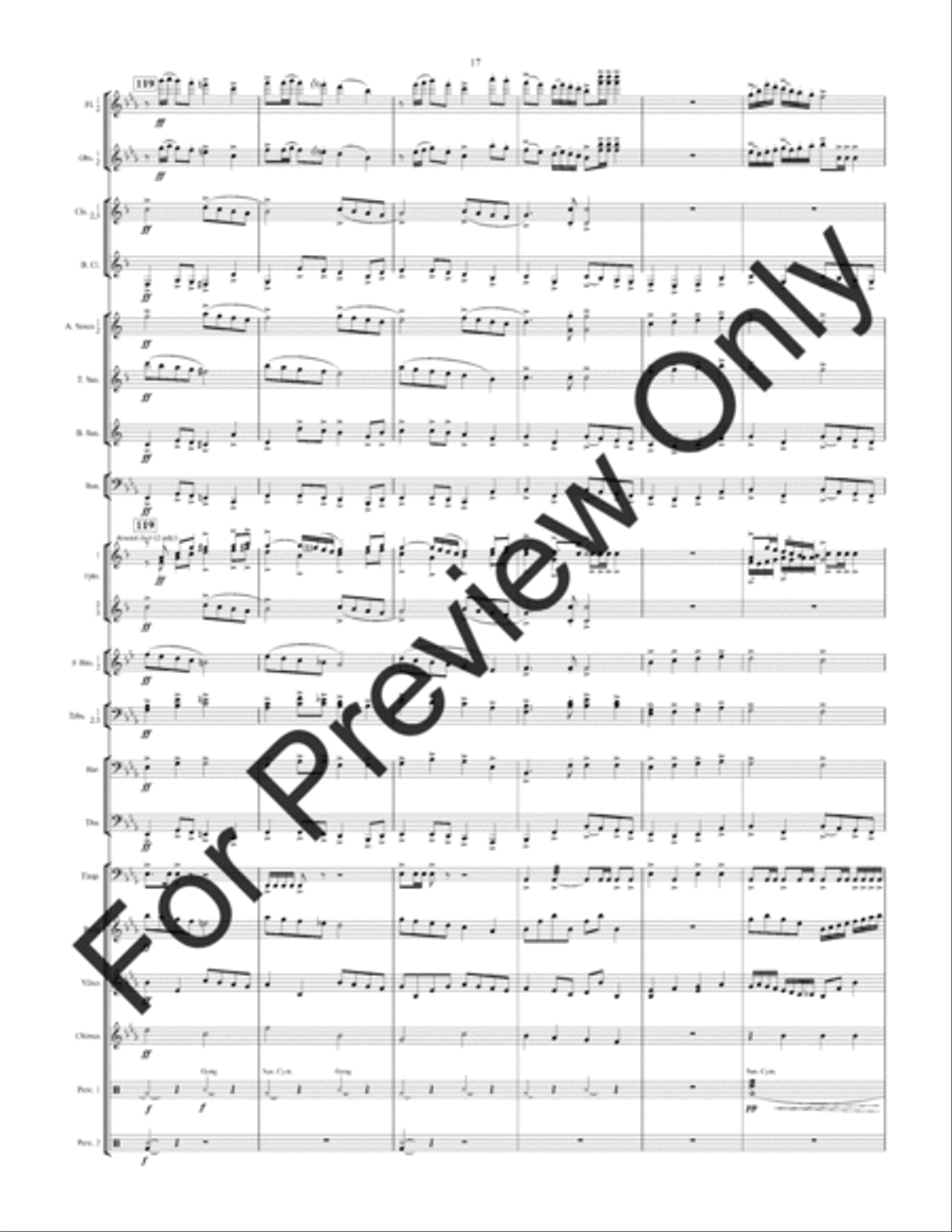 Christmas Legends Concert Band scores gallery preview page 20