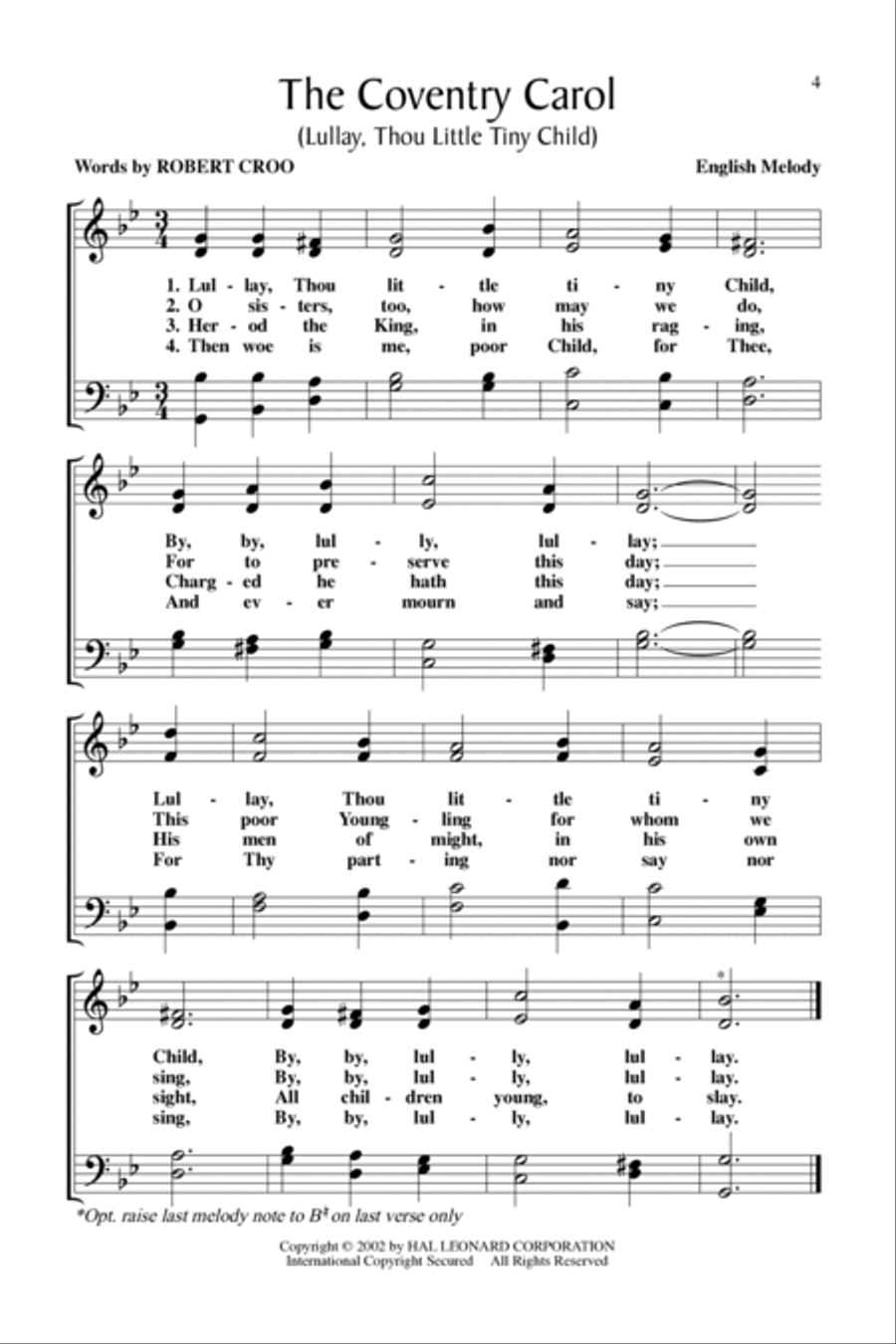25 Christmas Carols for SATB / 4-Part Choir 4-Part scores gallery preview page 4