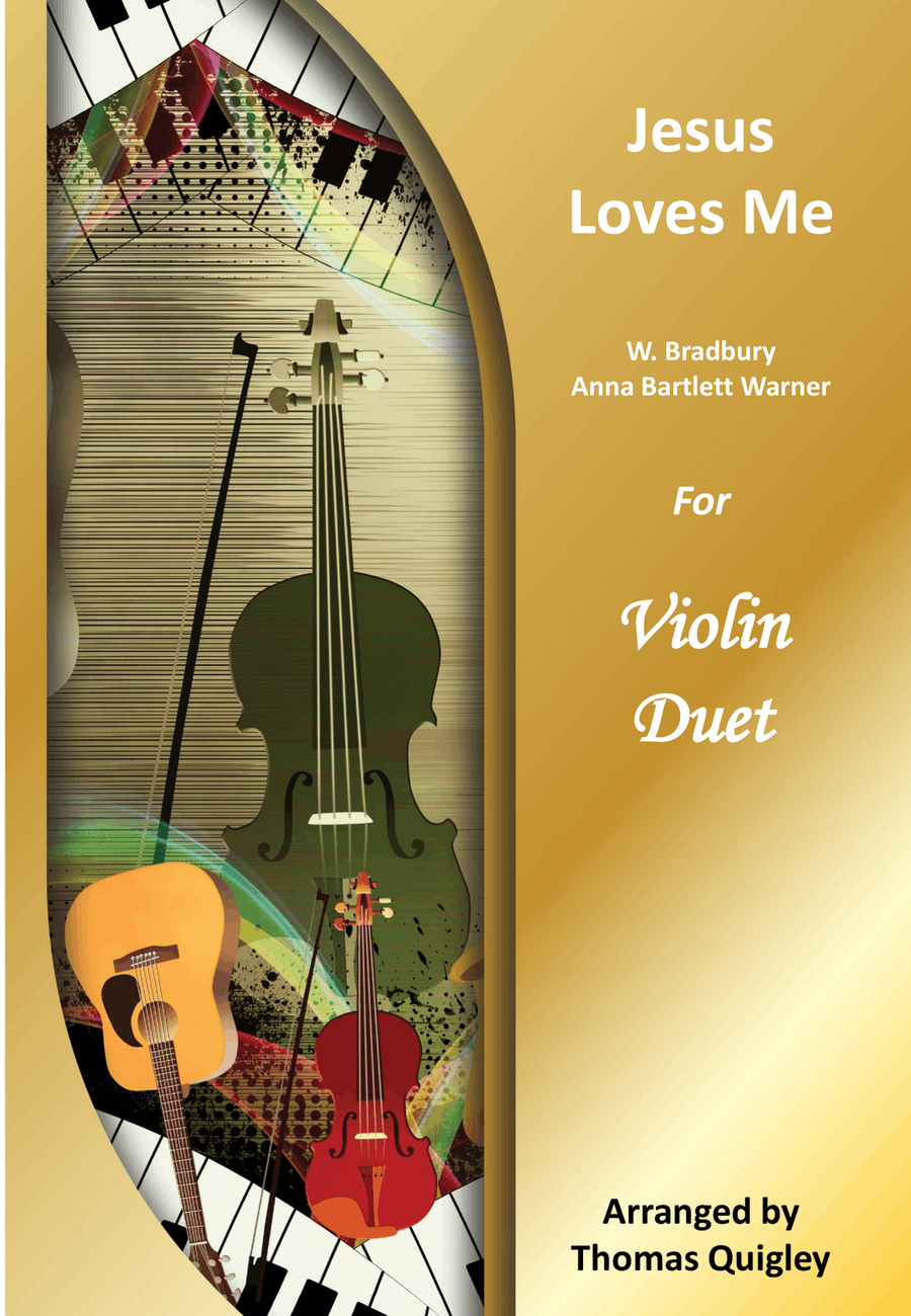 Jesus Loves Me String Duet scores gallery preview page 1