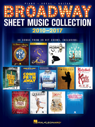 Book cover for Broadway Sheet Music Collection: 2010-2017