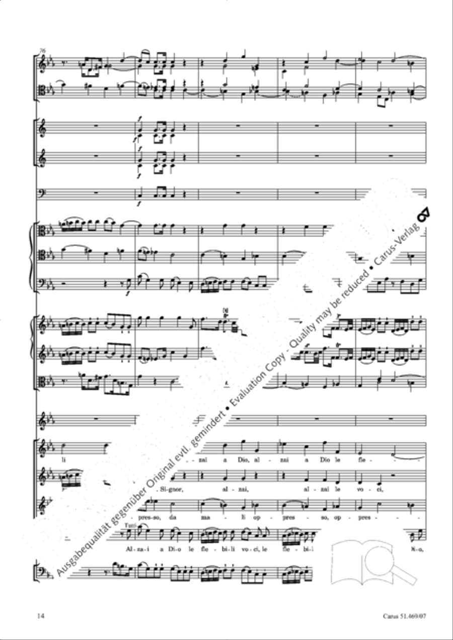 Davide penitente 4-Part scores gallery preview page 27