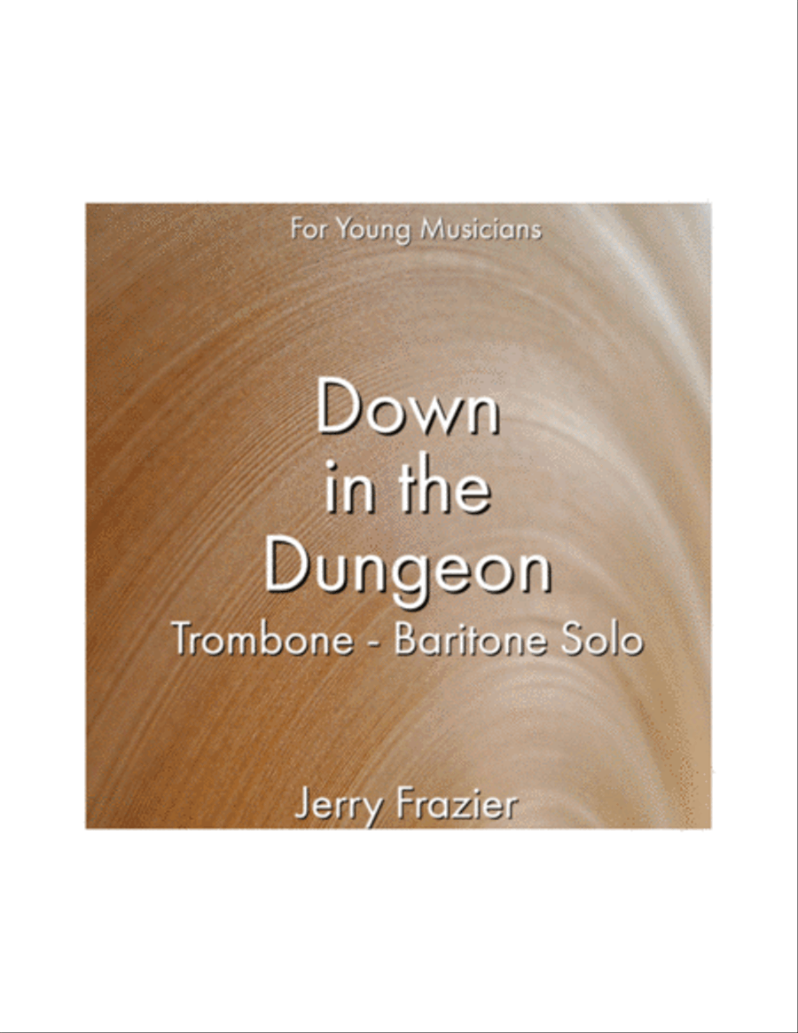 Down in the Dungeon - Trombone Piano Accompaniment scores gallery preview page 1