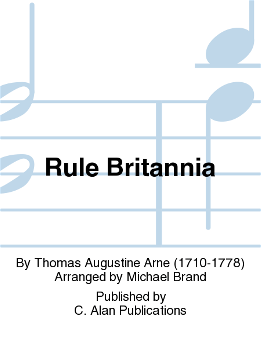 Rule Britannia Concert Band scores gallery preview page 1