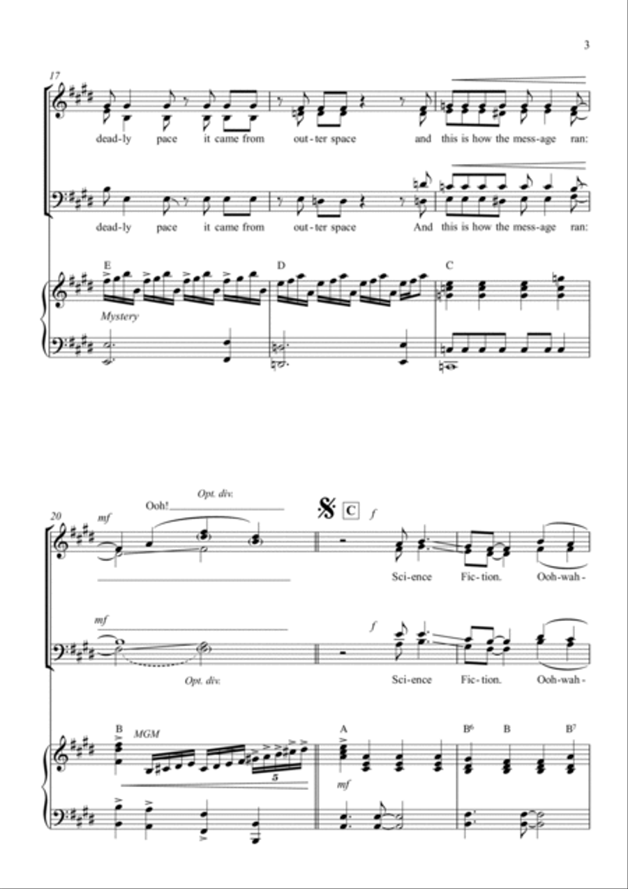 Science Fiction Double Feature 4-Part scores gallery preview page 3