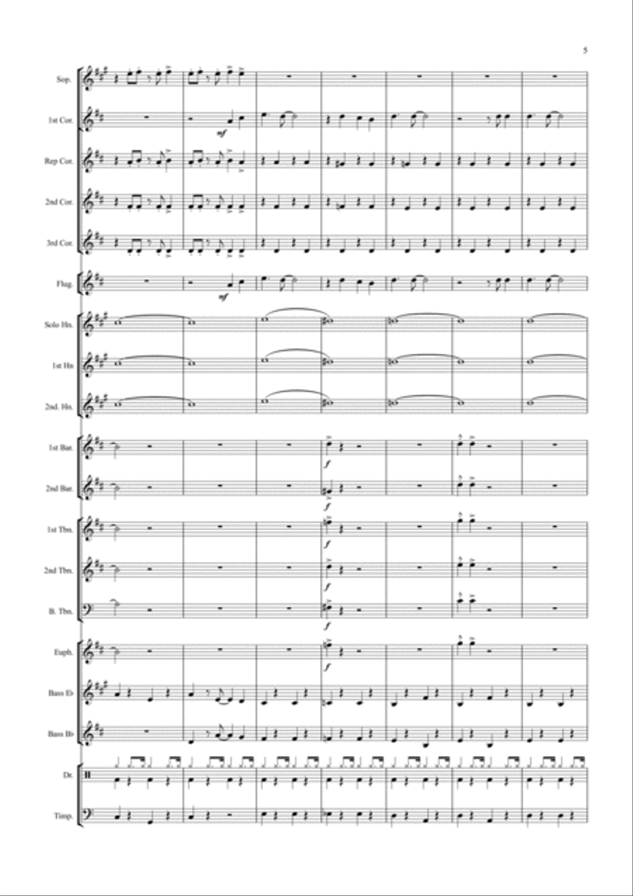 Moritat Vom Mackie Messer Brass Band scores gallery preview page 5