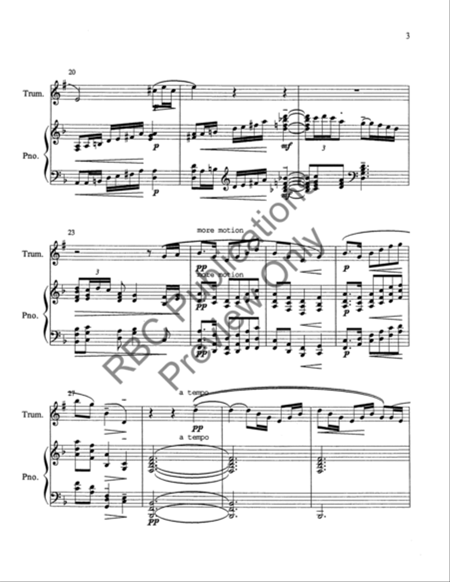 Maid With Flaxen Hair Trumpet Solo B-Flat Trumpet scores gallery preview page 6