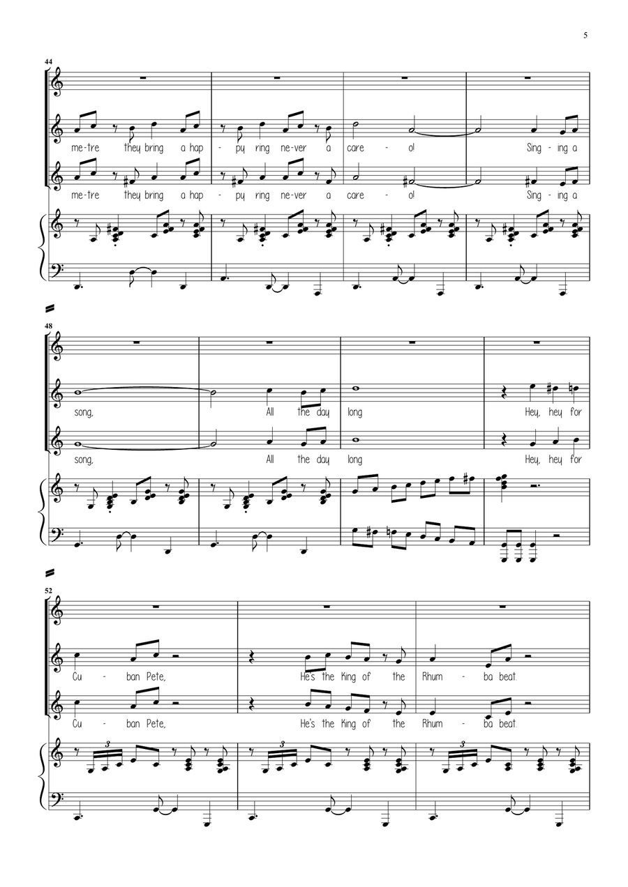 Cuban Pete Two Part SA scores gallery preview page 5