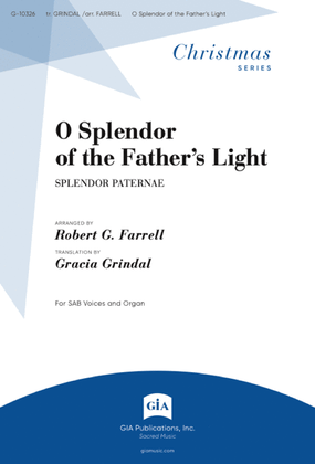 Book cover for O Splendor of the Father's Light