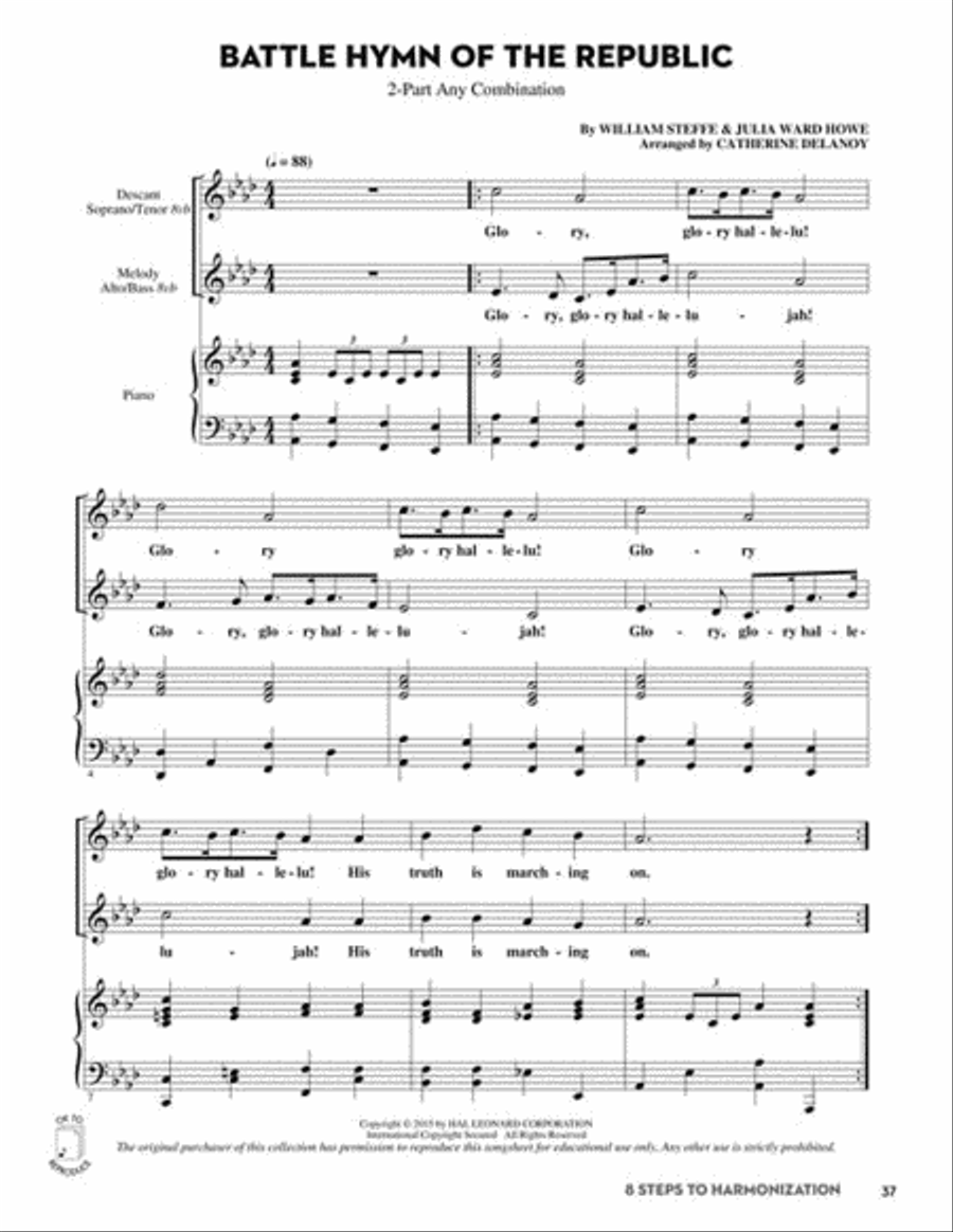8 Steps to Harmonization Choir scores gallery preview page 5