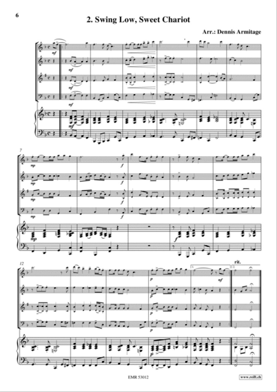 Wedding Music Volume 1 Woodwind Quartet scores gallery preview page 5