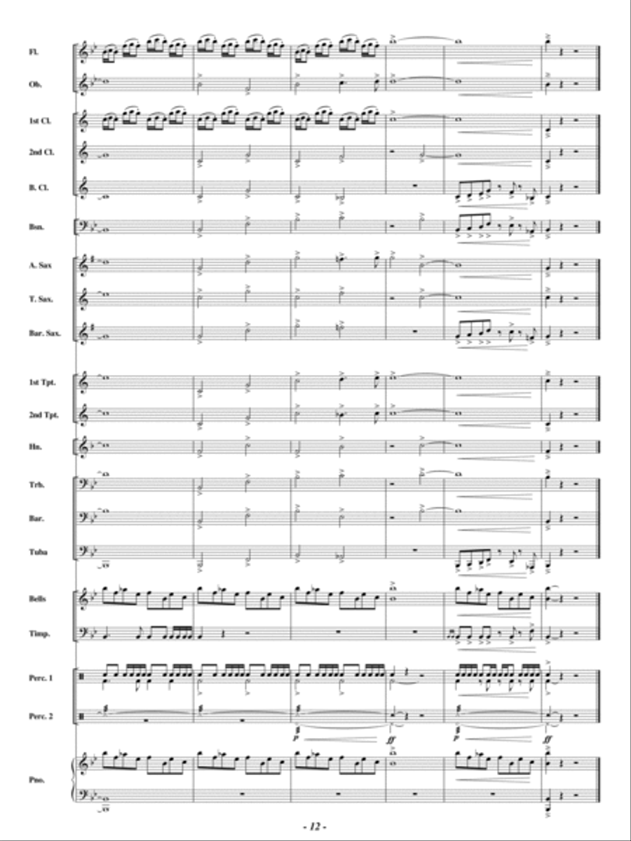 Sol Invictus Concert Band scores gallery preview page 11