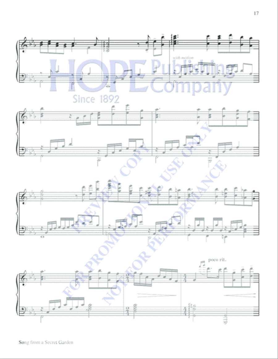 Inspirations: for Solo Piano - Score Piano Solo scores gallery preview page 21