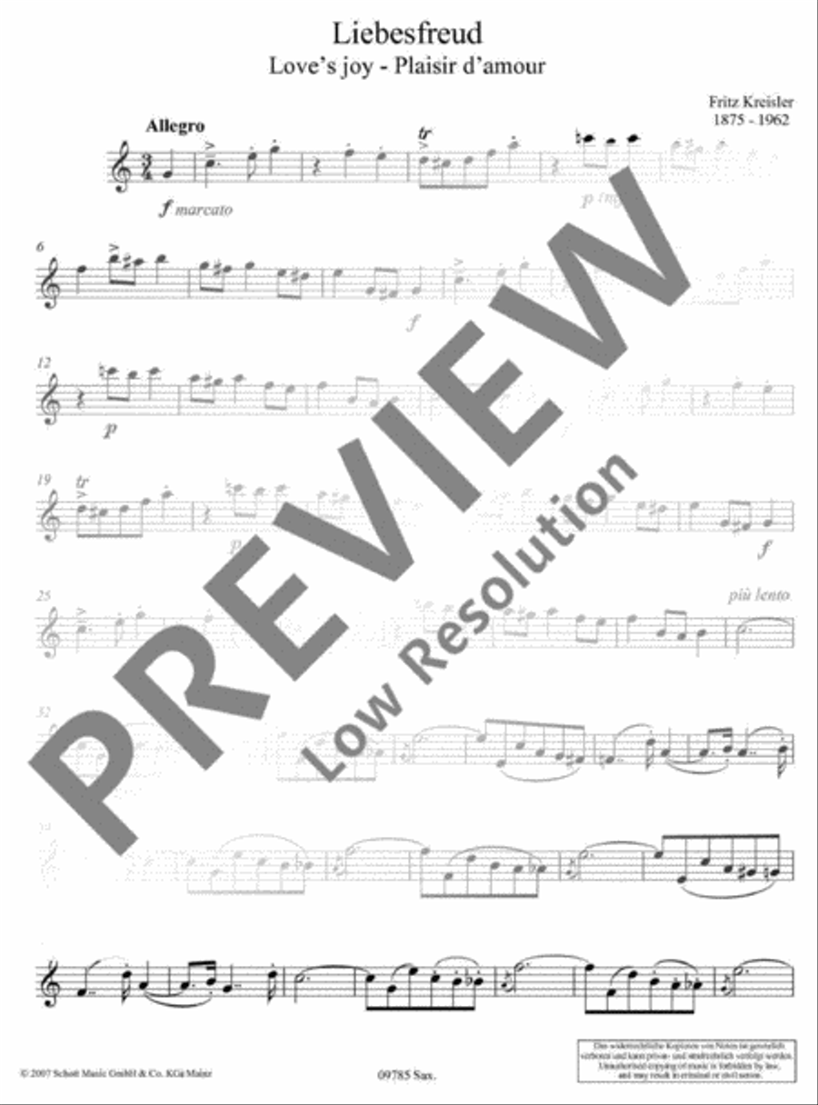 Love's Joy - Love's Sorrow Piano Accompaniment scores gallery preview page 20