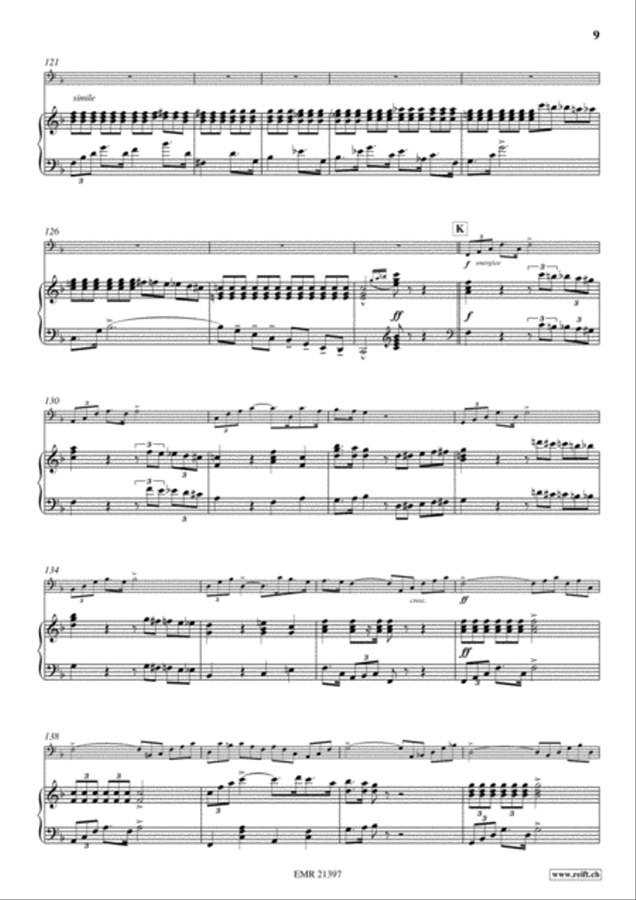 Concerto No. 5 Bass Recorder scores gallery preview page 9
