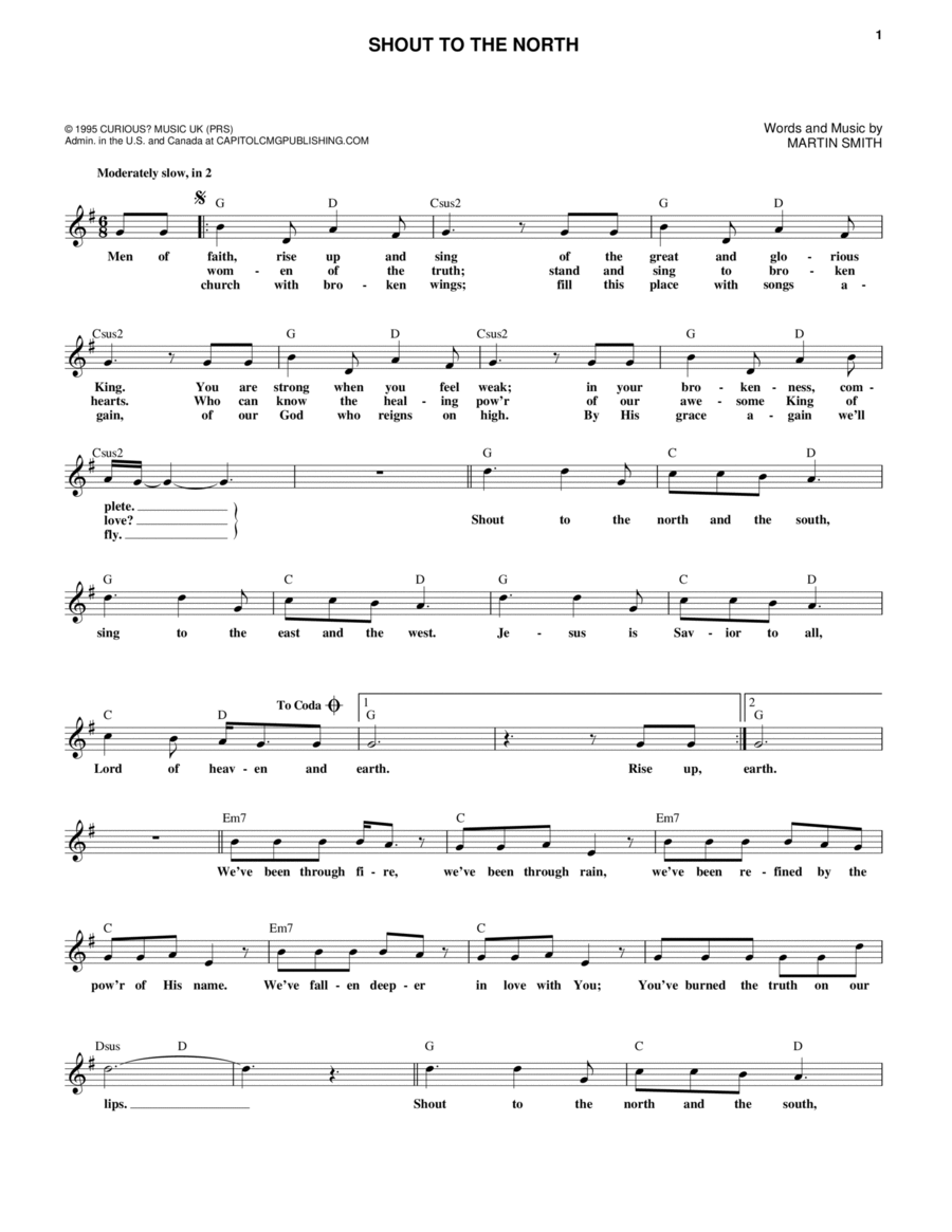 Shout To The North Flute scores gallery preview page 1