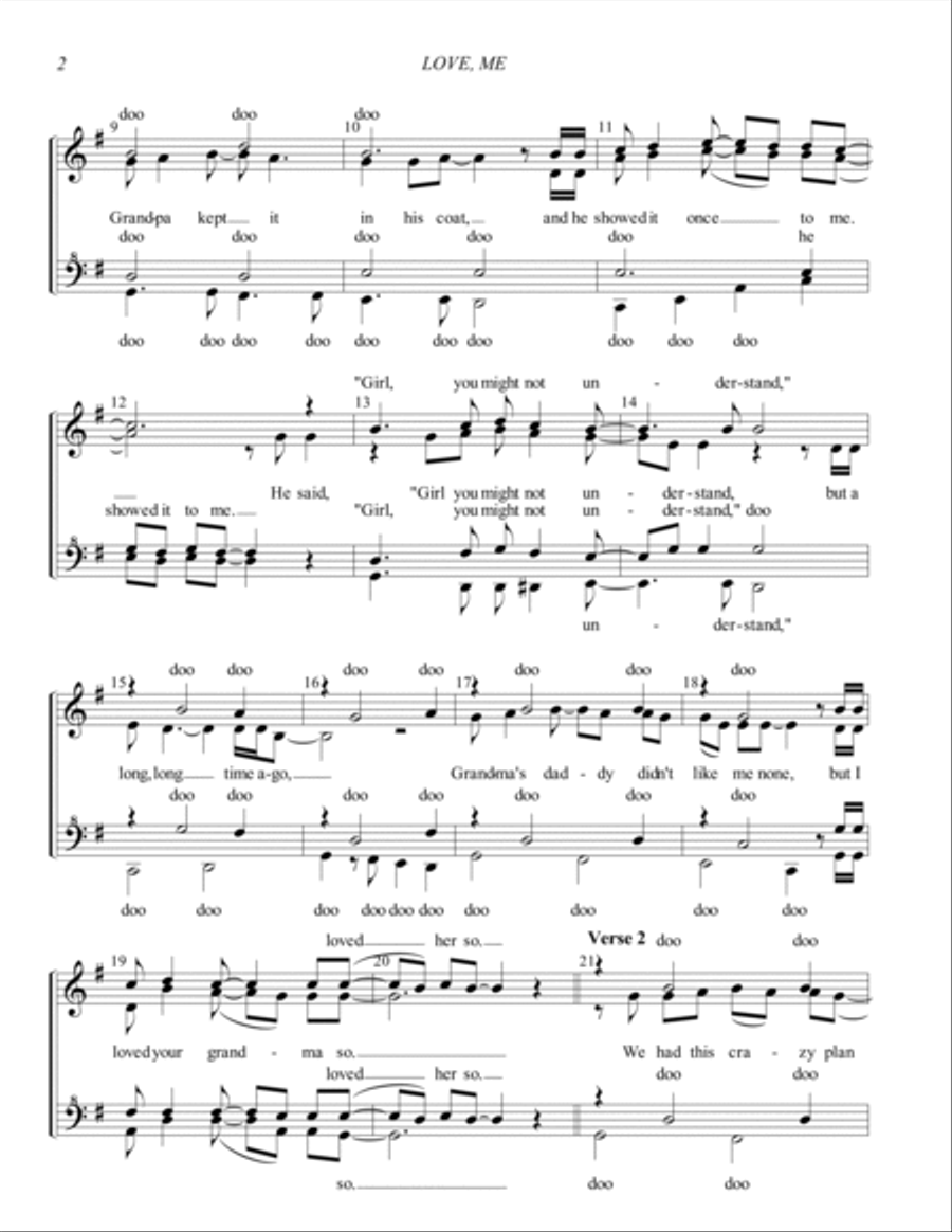 Love Me Love Me SSAA scores gallery preview page 2
