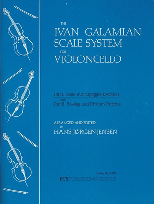 Book cover for The Galamian Scale System For Cello Vol 1