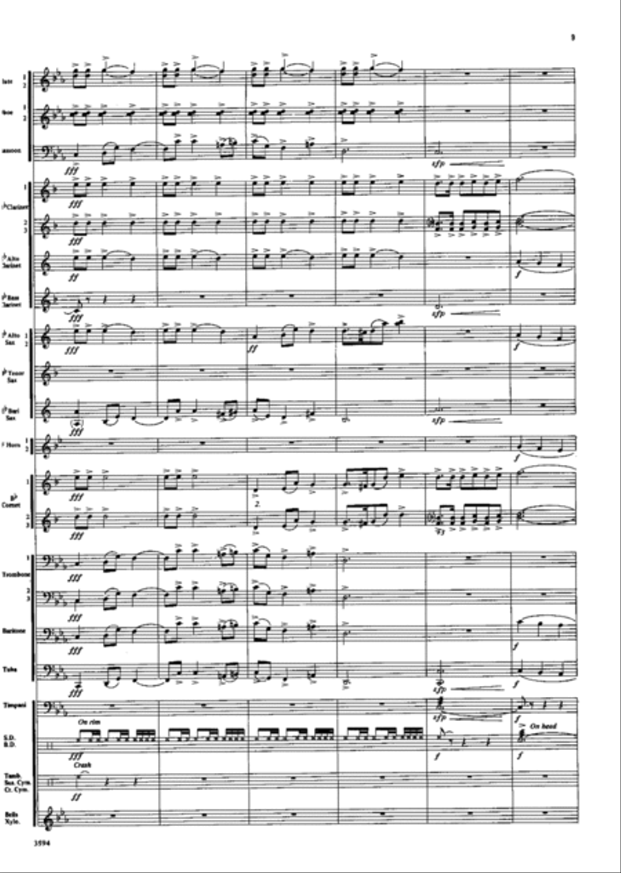 A Rainbow Bridge Concert Band scores gallery preview page 9