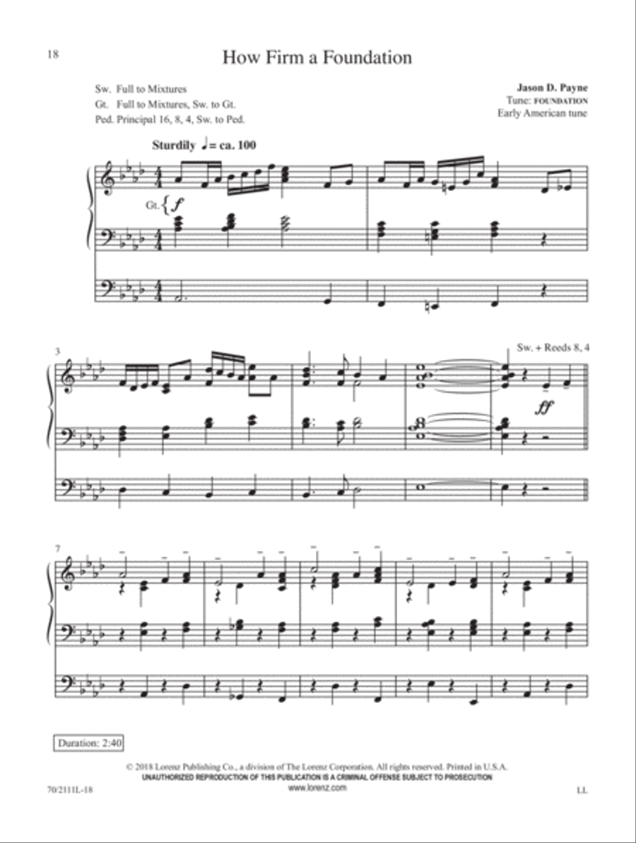 Sunday Jubilation Organ Solo scores gallery preview page 7