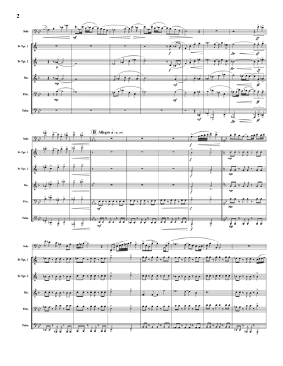 Tornado Brass Quintet scores gallery preview page 2