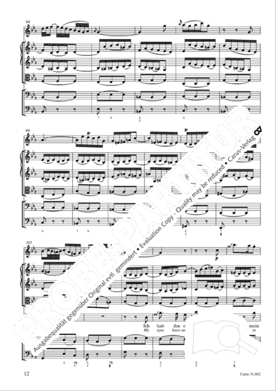 I have enough (Ich habe genung) Mezzo-Soprano Voice scores gallery preview page 13
