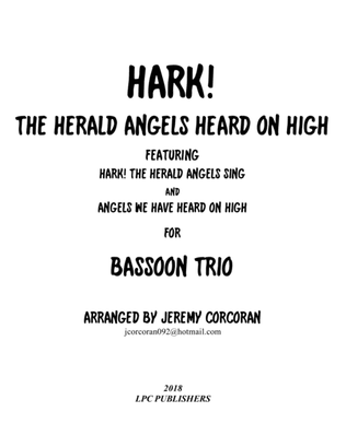 Hark! The Herald Angels Heard on High for Bassoon Trio