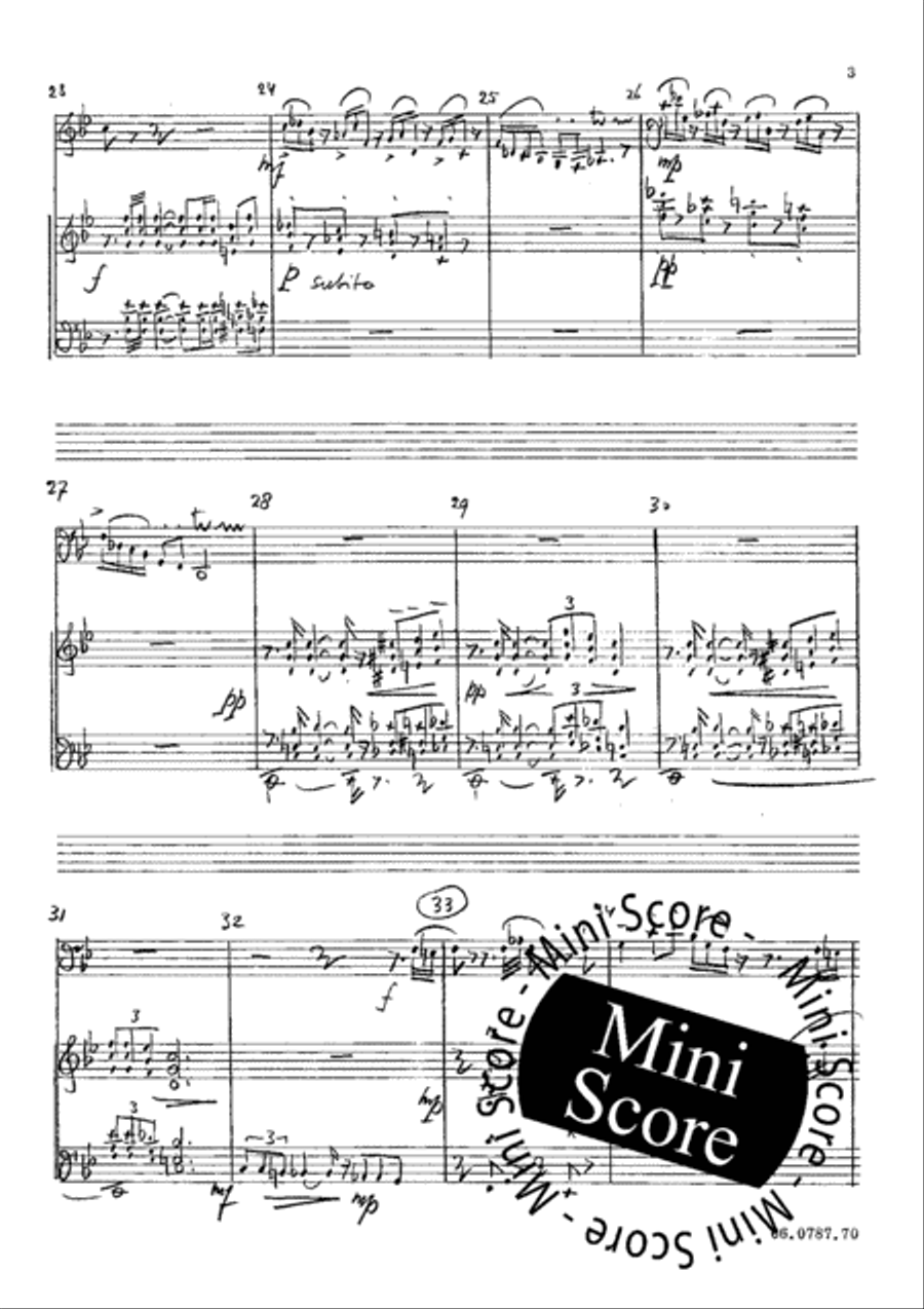 Concerto for Bass Clarinet Bass Clarinet scores gallery preview page 5