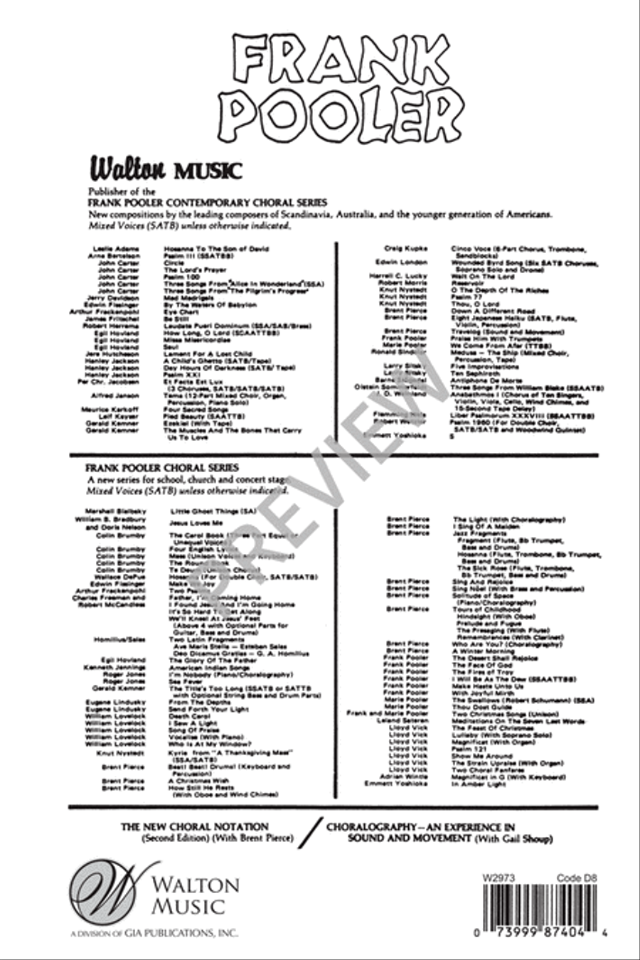 The Glory of the Father The Glory of the Father 4-Part scores gallery preview page 9