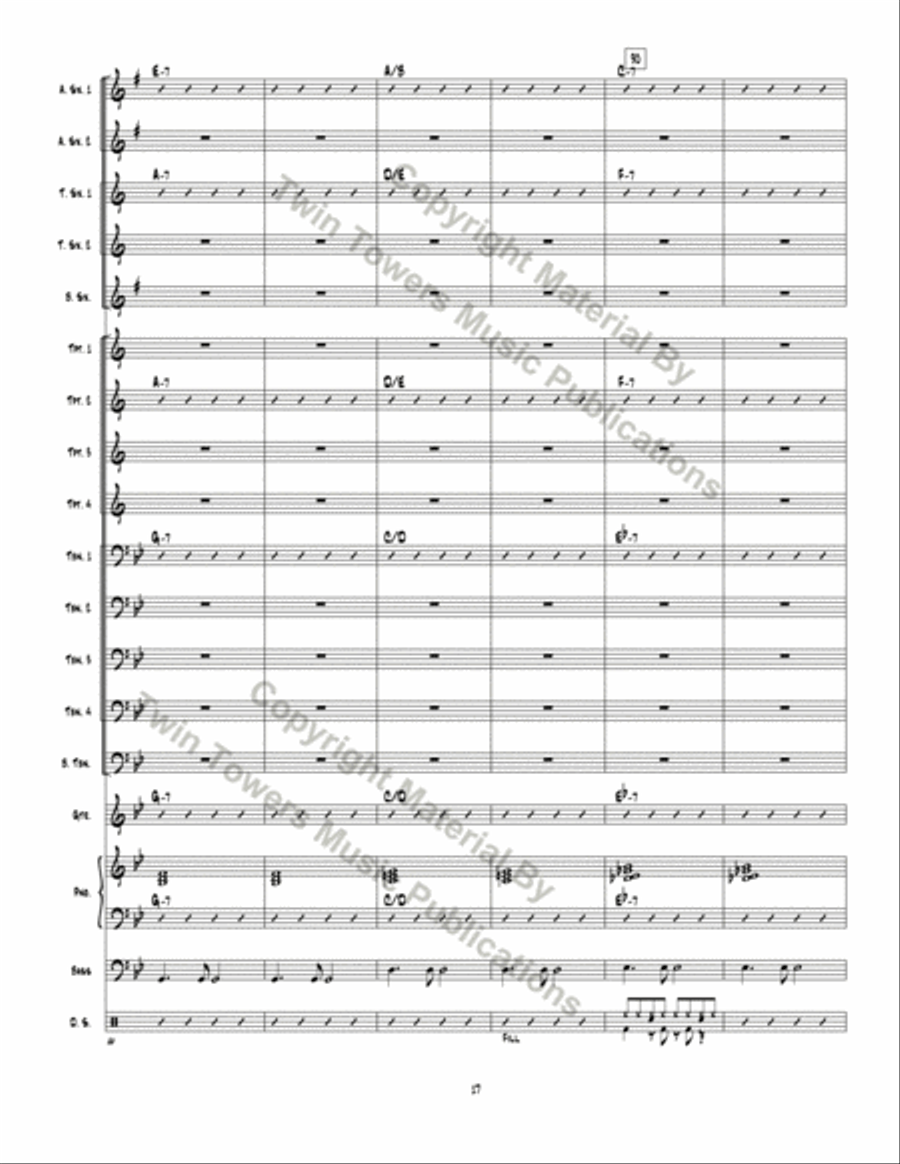 Slipstream Slipstream Jazz Ensemble scores gallery preview page 18