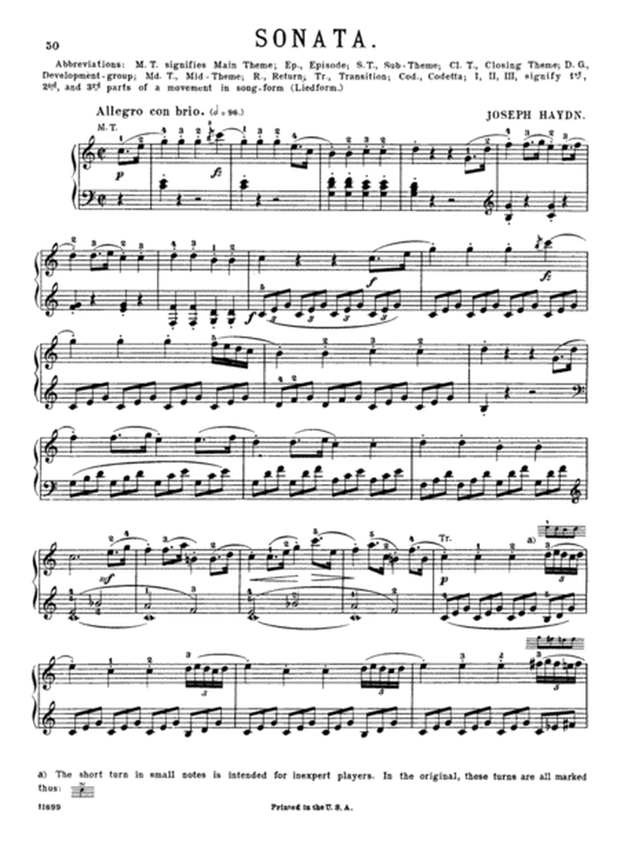 Haydn-Sonata in C major Hob.XVI:35( Original Full Complete Version) image number null